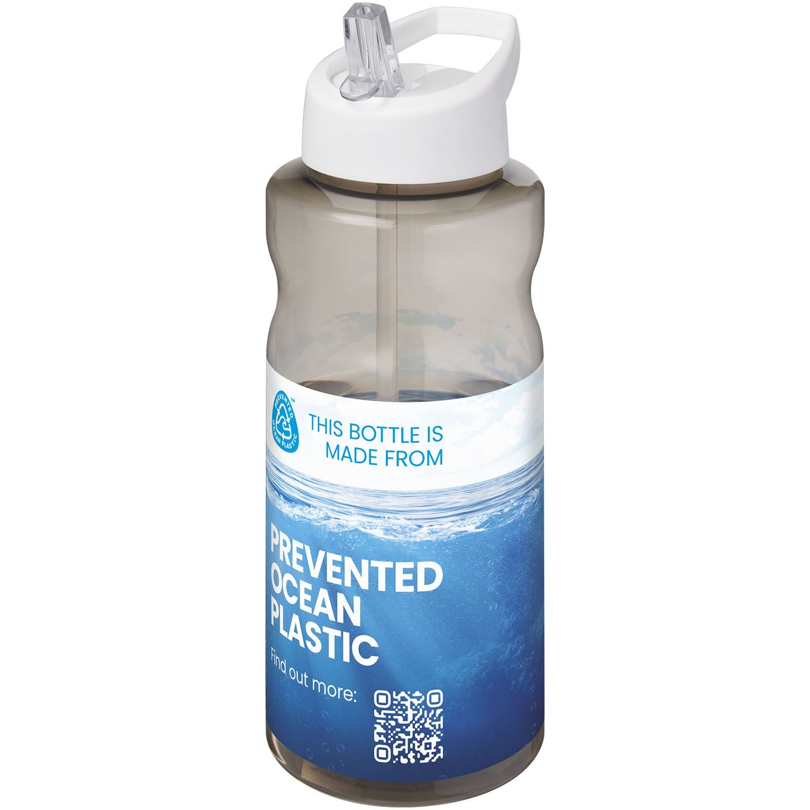 Bouteille de sport H2O Active® Eco Big Base de 1 litre avec couvercle à bec verseur 20