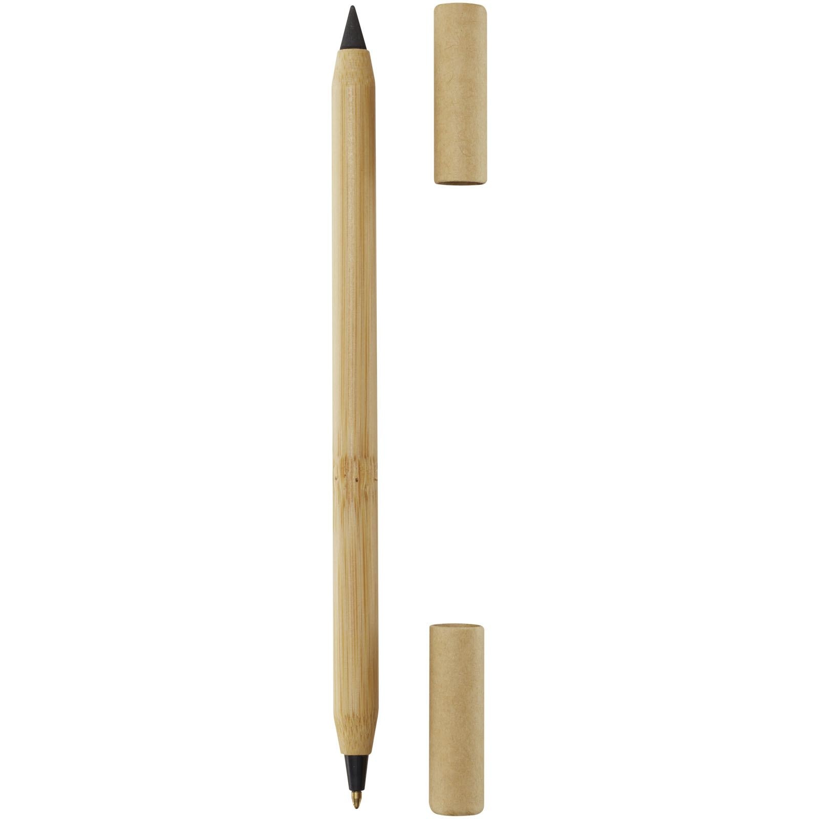 Stylo duo en bambou Samambu (encre bleue) 3
