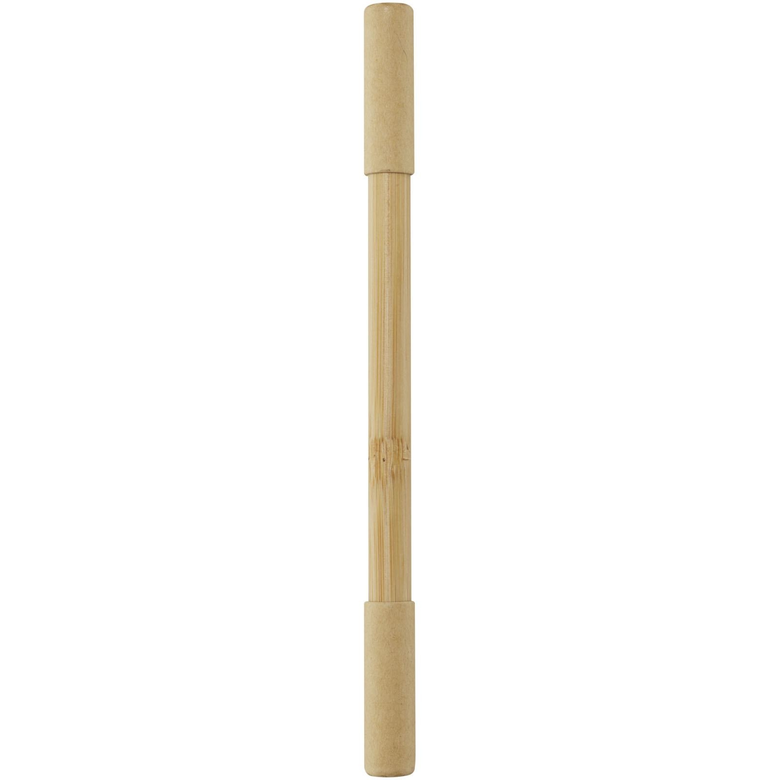 Stylo duo en bambou Samambu (encre bleue) 2