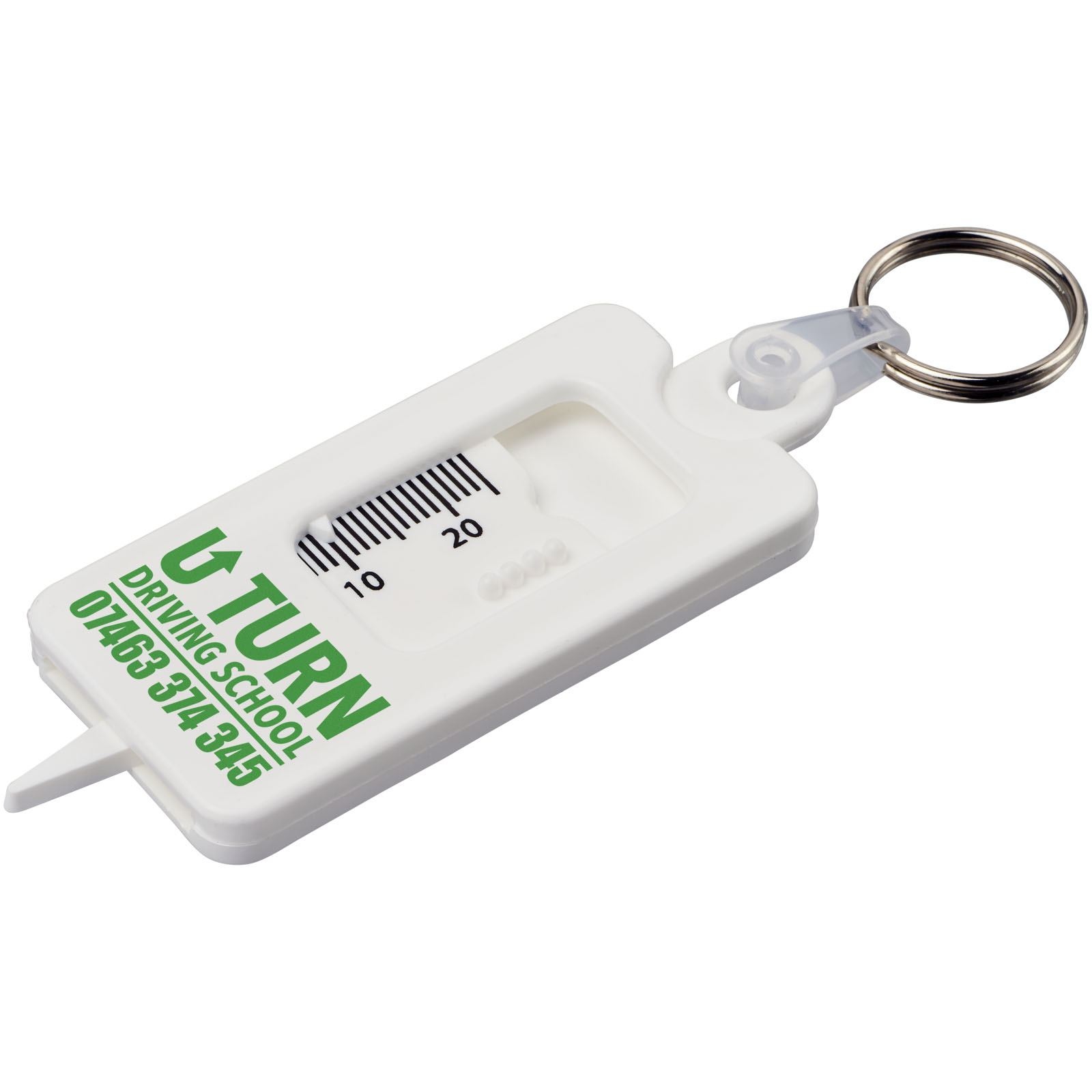 Porte-clés Kym recyclé vérificateur de structures de pneu 10