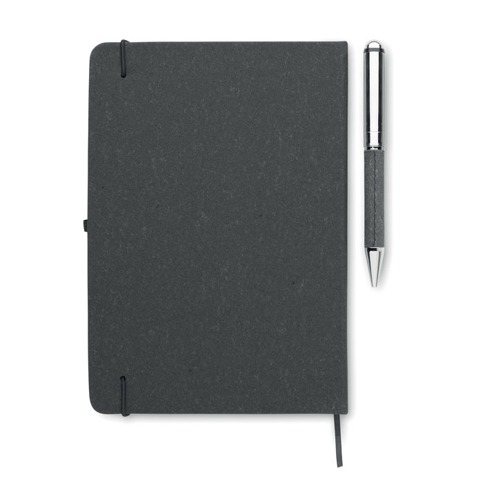 Carnet en cuir recyclé et stylo - ELEGANOTE 4