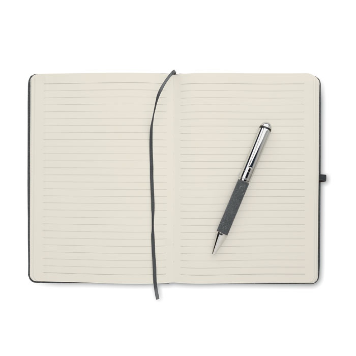 Carnet en cuir recyclé et stylo - ELEGANOTE 6