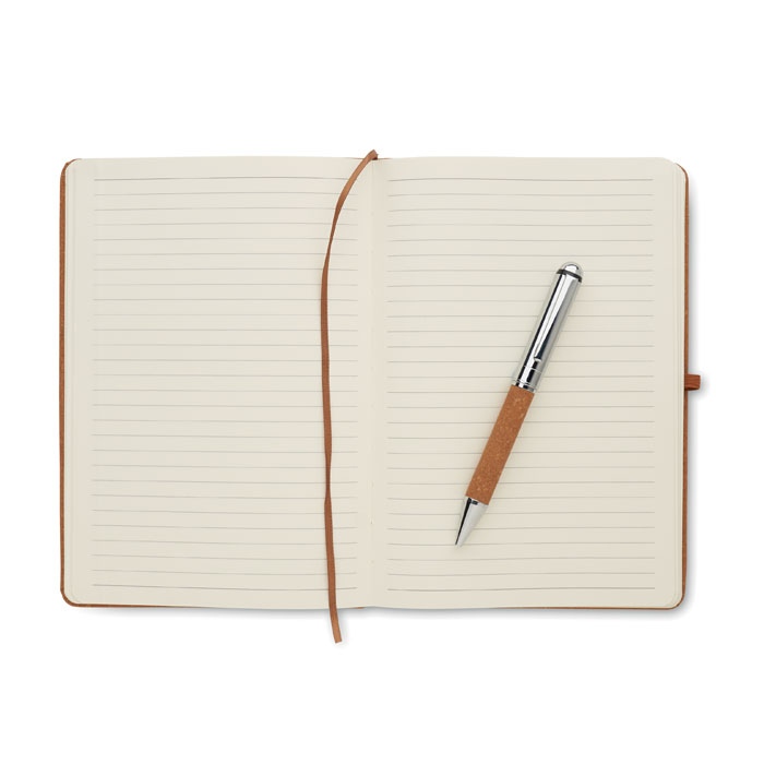 Carnet en cuir recyclé et stylo - ELEGANOTE 7
