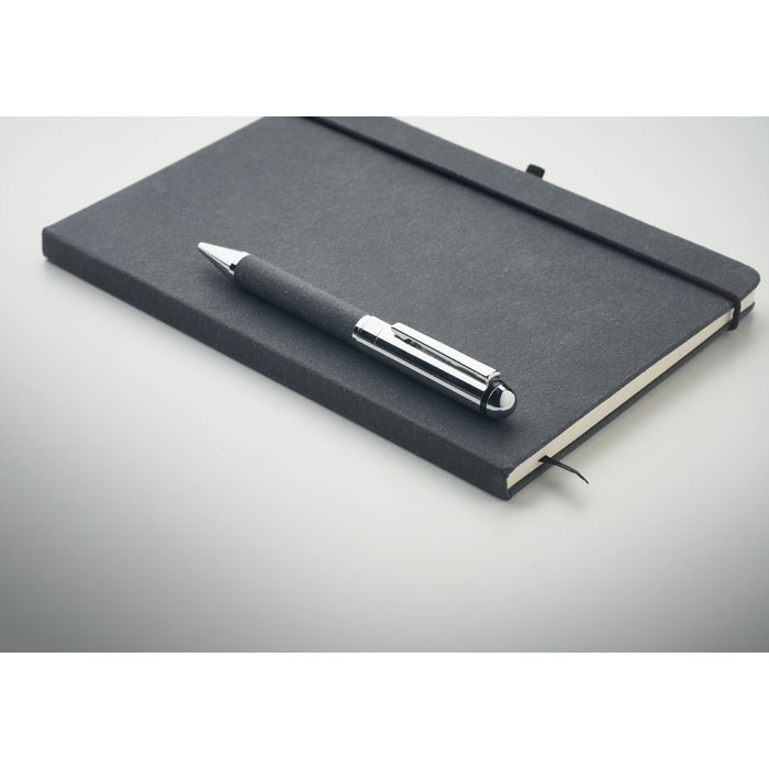 Carnet en cuir recyclé et stylo - ELEGANOTE 8
