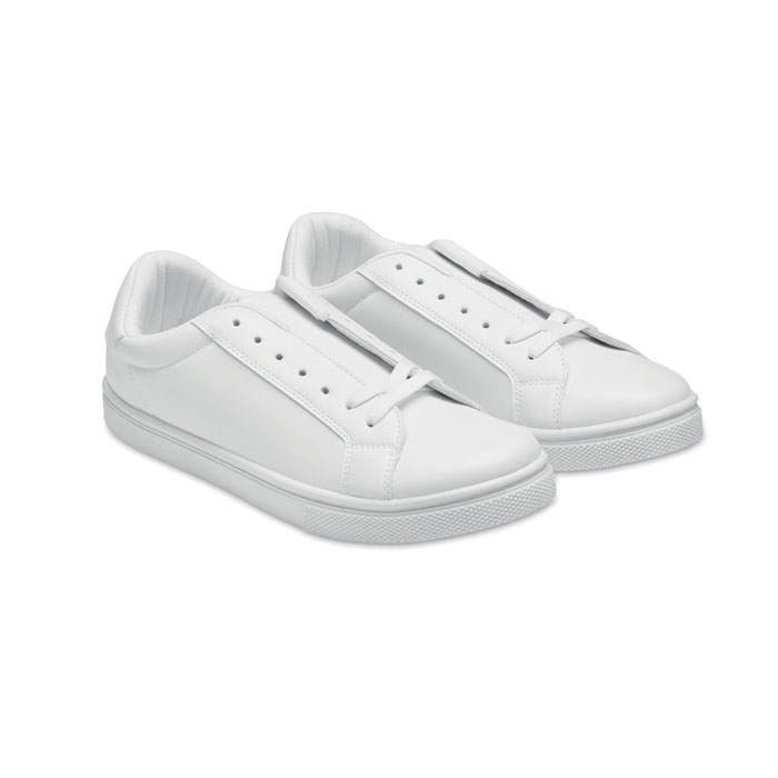 Baskets en PU taille 46 - BLANCOS