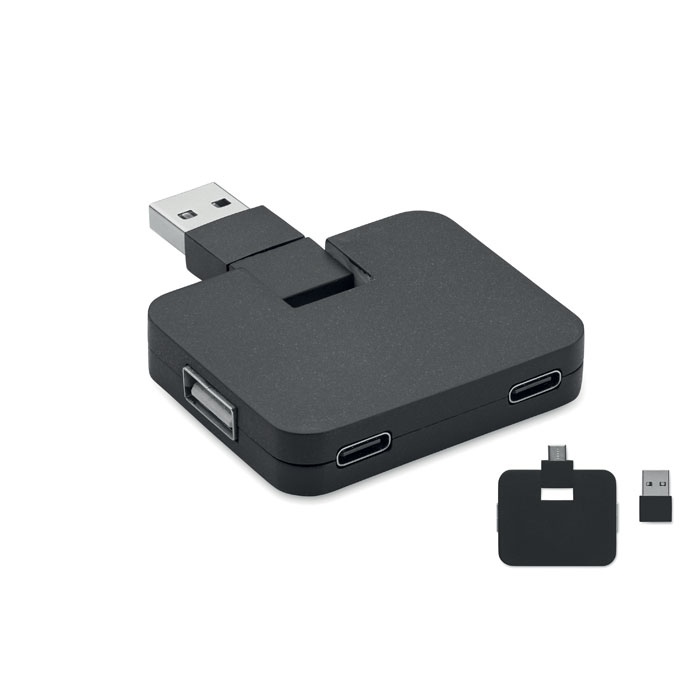 SQUARE-C - Hub USB 4 ports