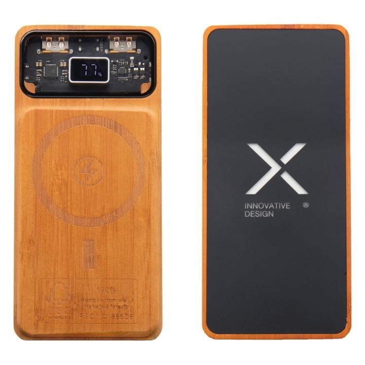 tech-magnetic Batterie externe 10000 FSC 100% bambou (Import)