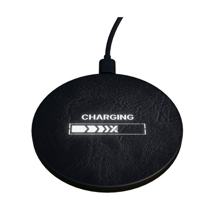 chargeur 15W finition type cuir (Import) 3