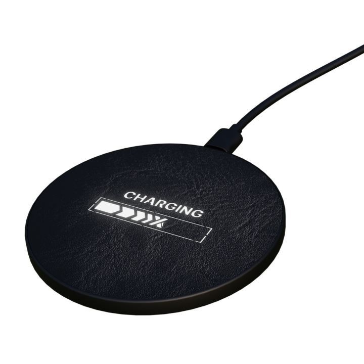 chargeur 15W finition type cuir (Import) 2