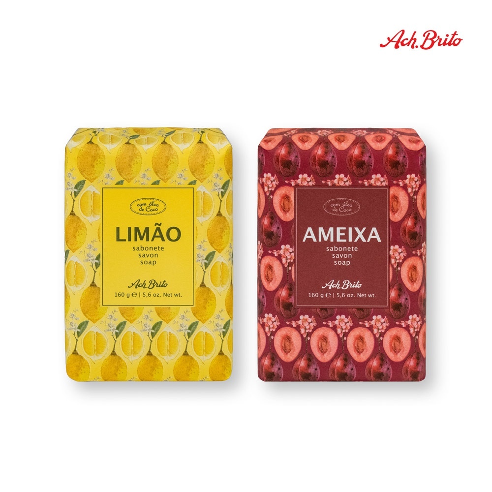 FRUTADOS II. Savons à base de savon végétal et enrichis à l'huile de coco (160 g)