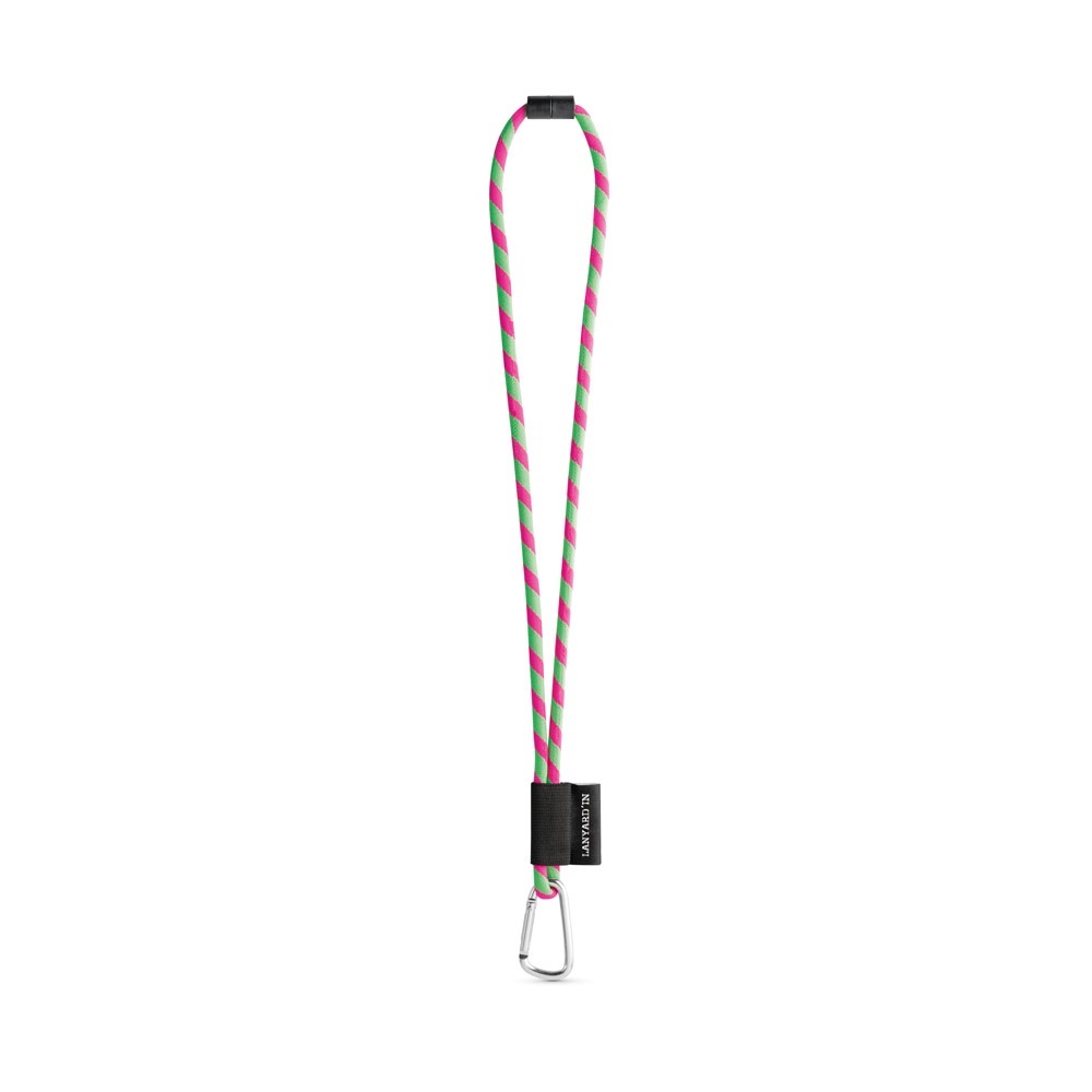 SET Lanyard TUBE Long (Ø 7 mm) avec mousqueton en forme de D de 55 mm et fermoir de sécurité Ø 7 mm 13