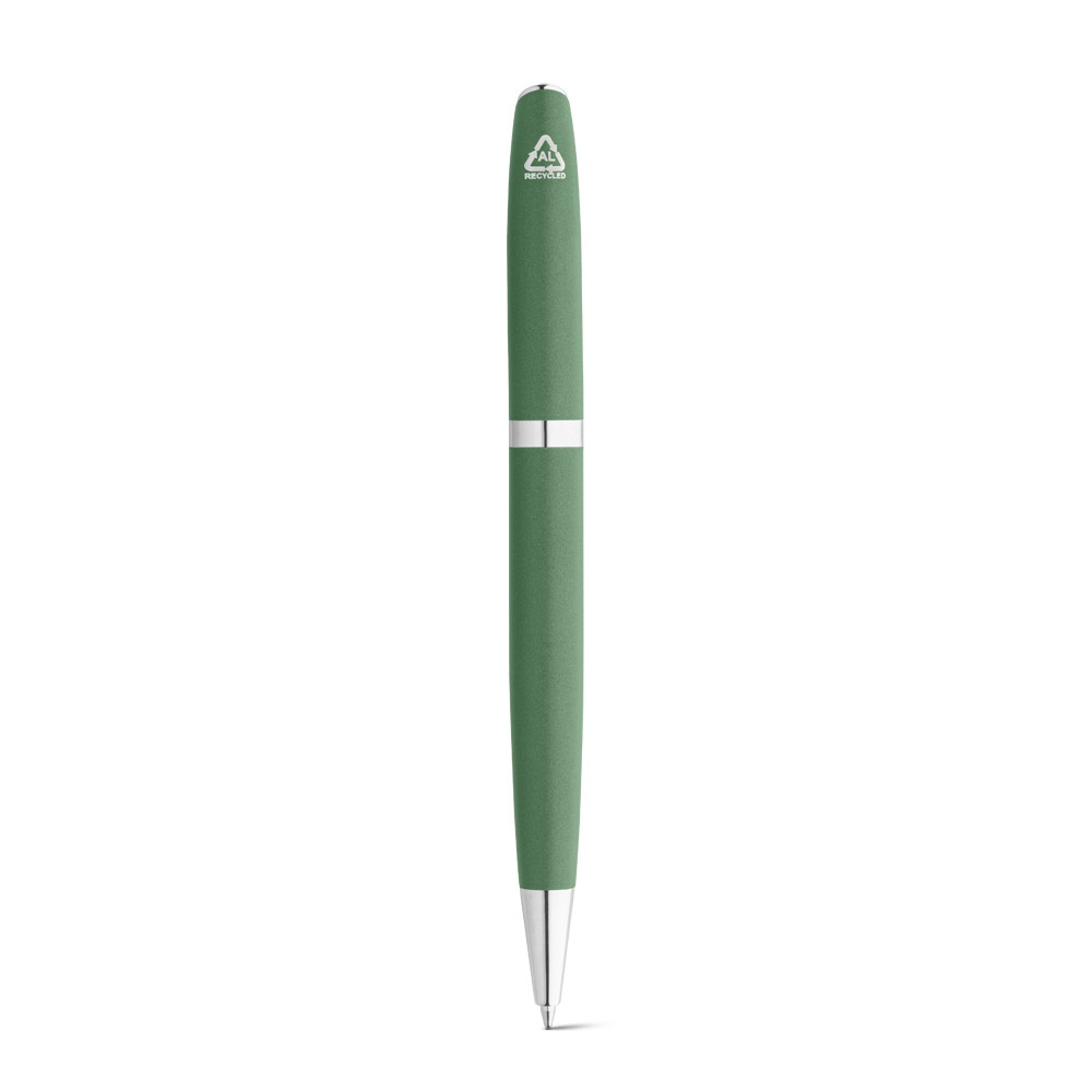 RE-LANDO-SET. Set rollet et stylo bille avec corps en aluminium recyclé (100% rAL) 23