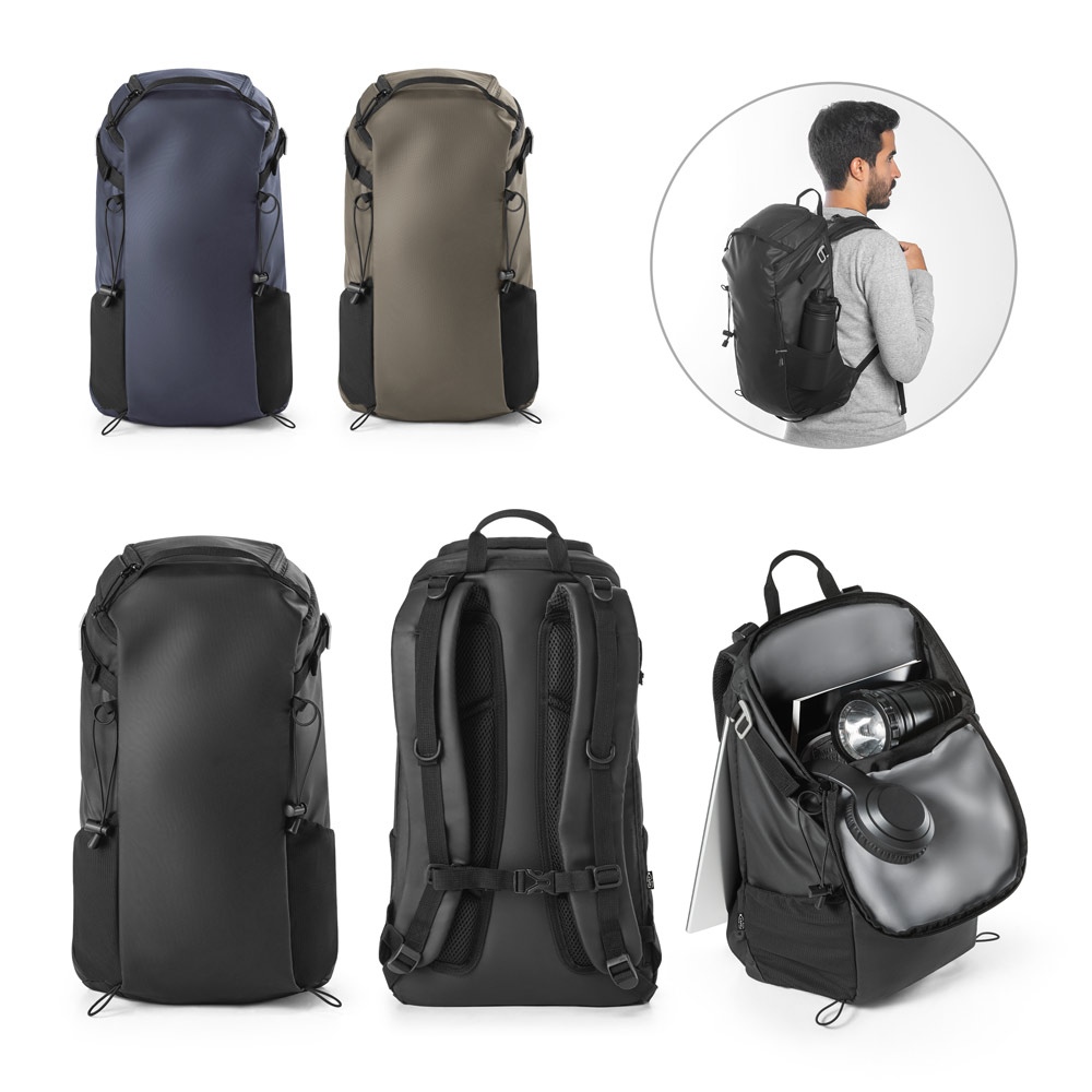 ALASCA. Sac à dos de randonnée avec revêtement imperméable