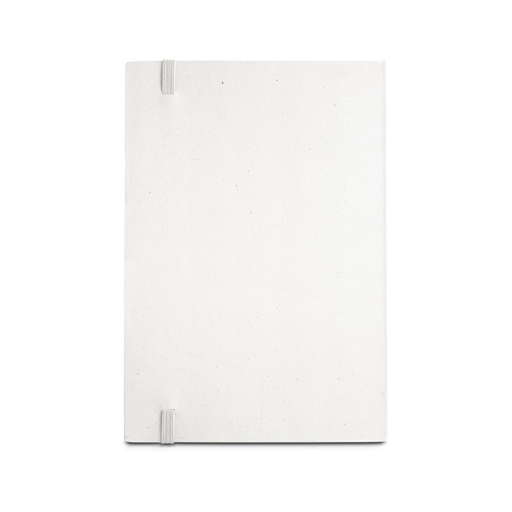MILKY. Bloc-notes A5 avec couverture rigide en papier 100 % recyclé 11
