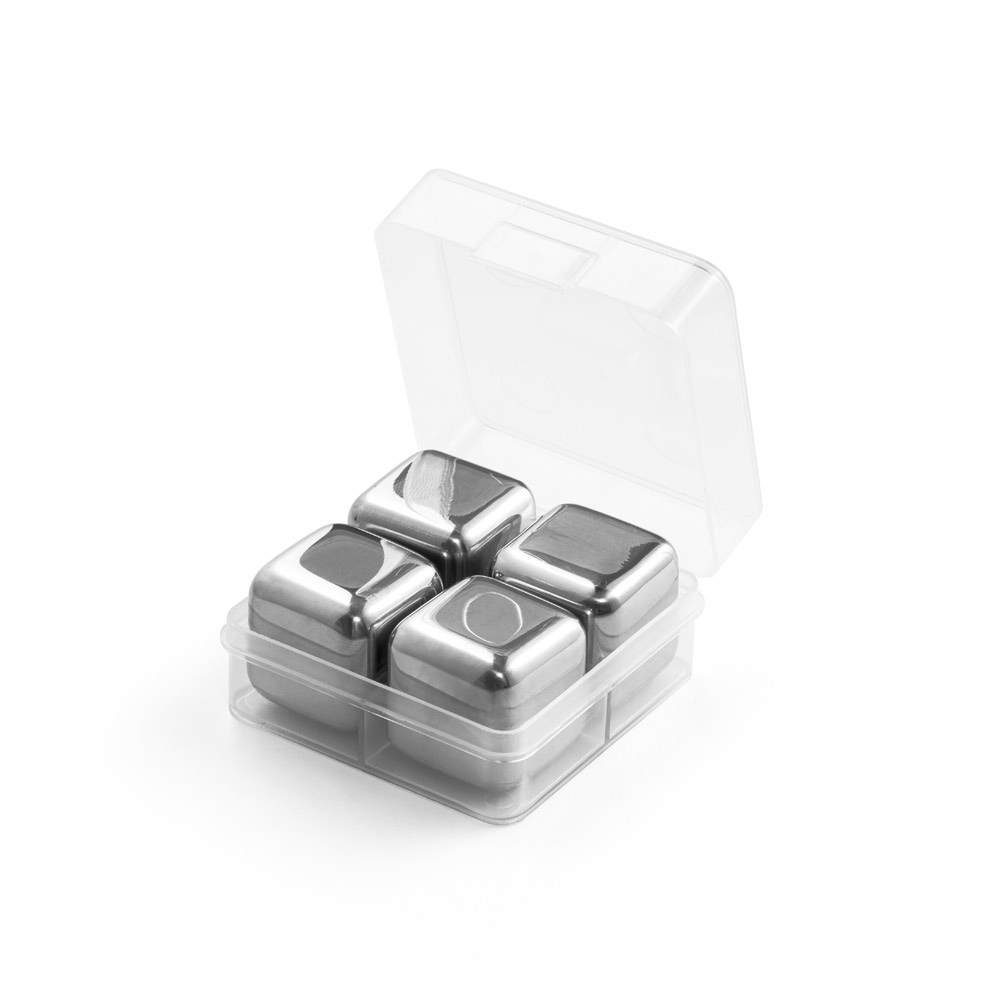 GLACIER. Jeu de cubes réutilisables en acier inoxydable 2