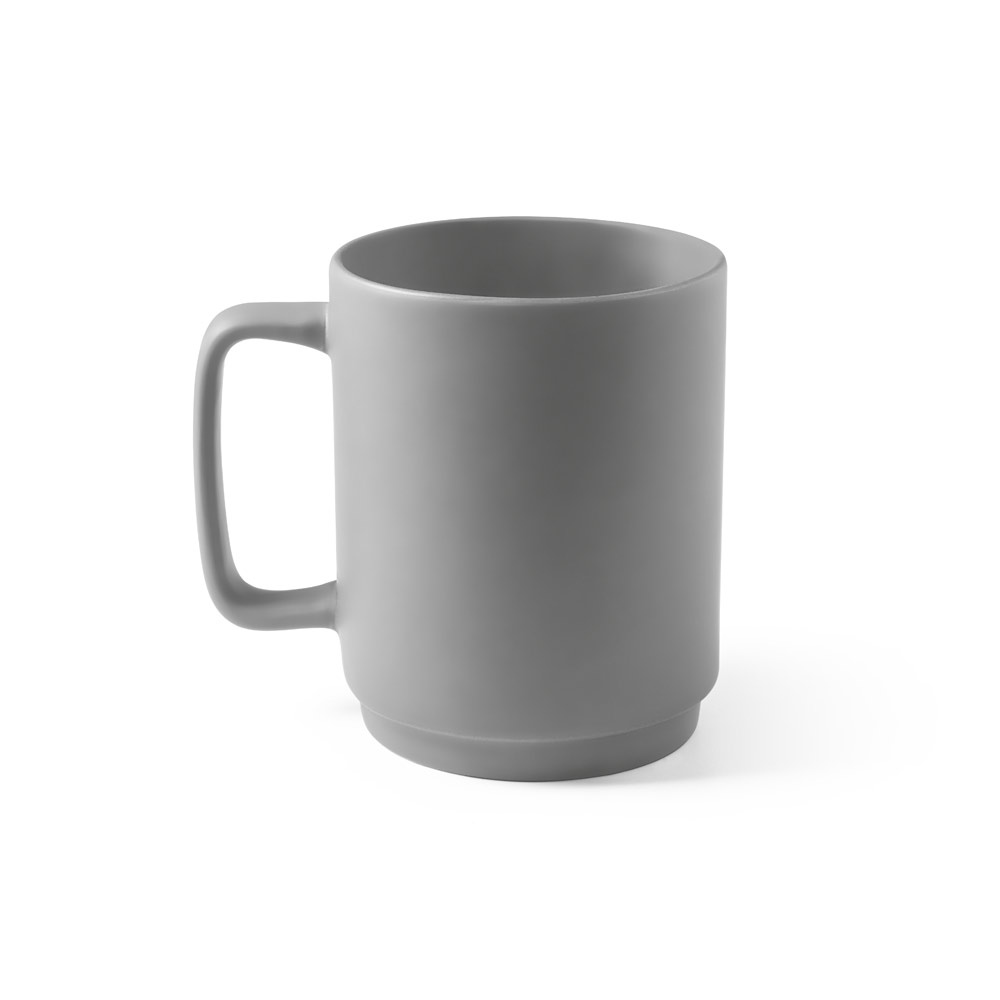 MIGHTY. Tasse en céramique avec corps cylindrique 330 mL 16