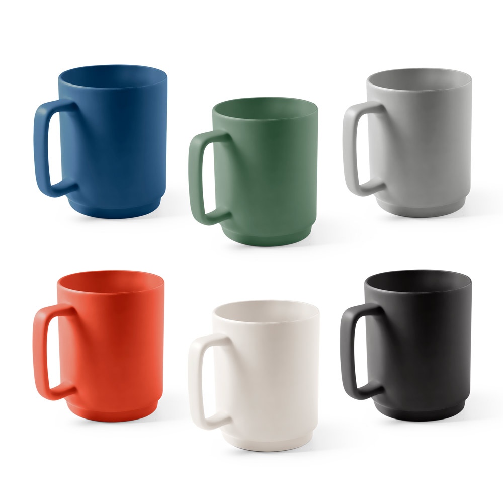 MIGHTY. Tasse en céramique avec corps cylindrique 330 mL