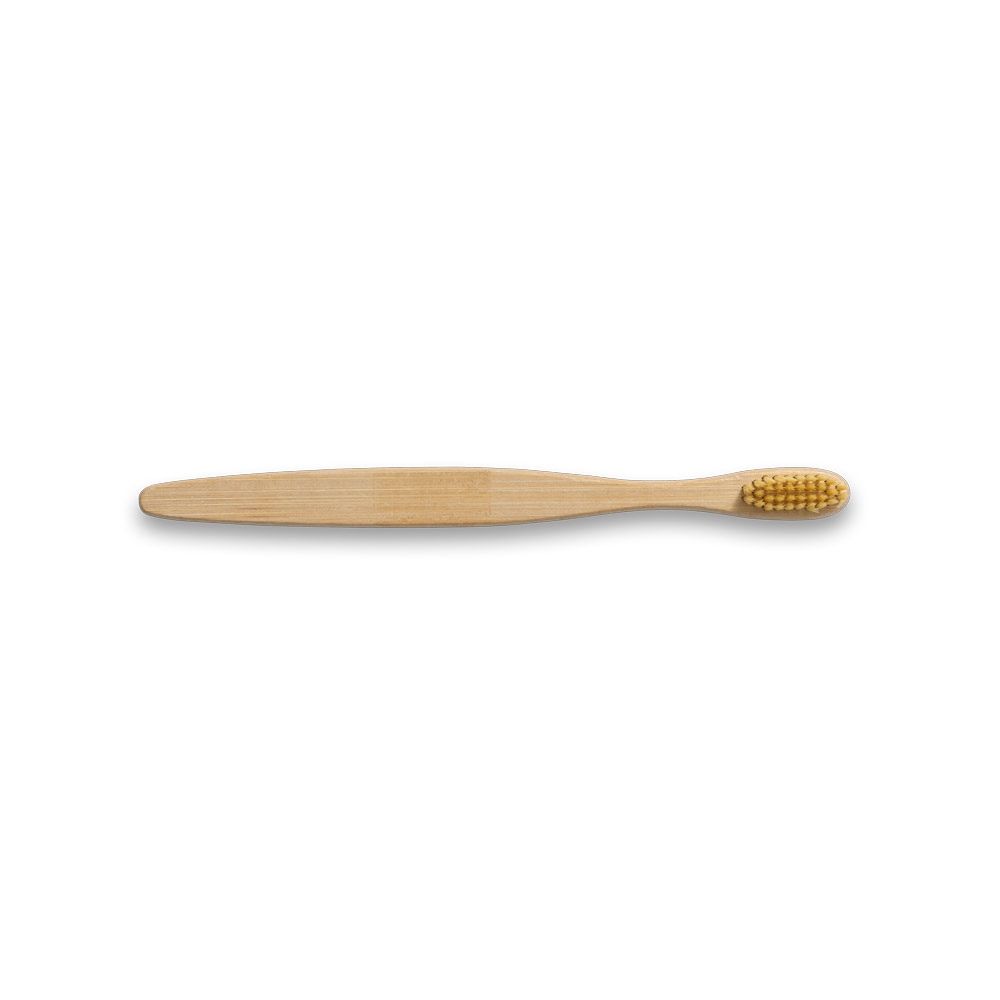 DELANY. Brosse à dents avec corps en bambou et dents en nylon 11