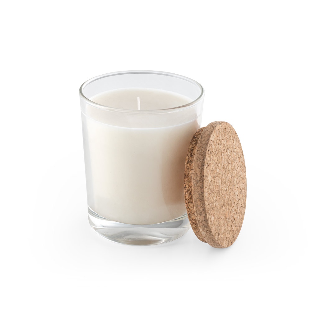 ZEN 180. Bougie aromatique dans une coupelle en verre avec un couvercle en liège 180 g 3