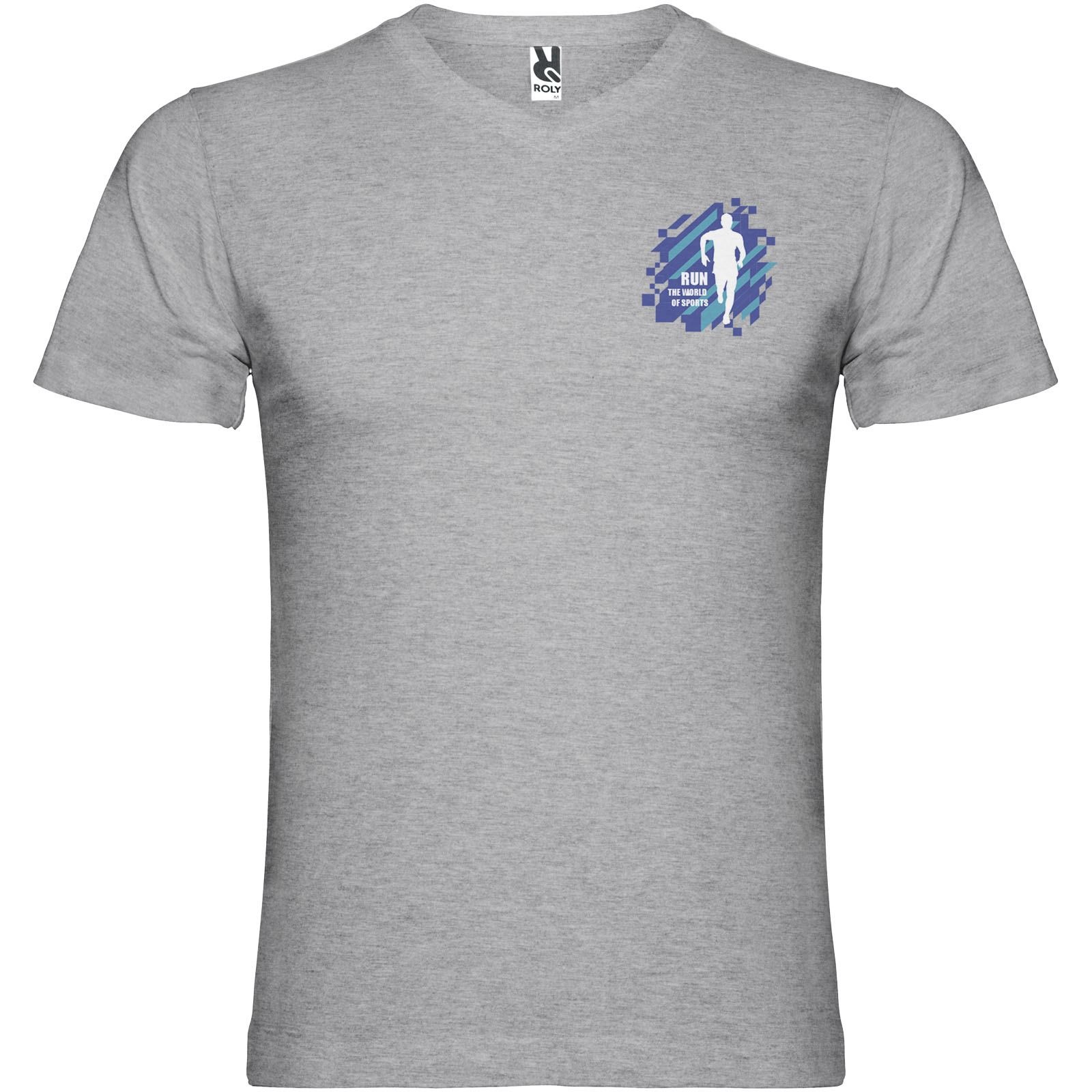 T-shirt Samoyedo à col en V et manches courtes pour homme 11