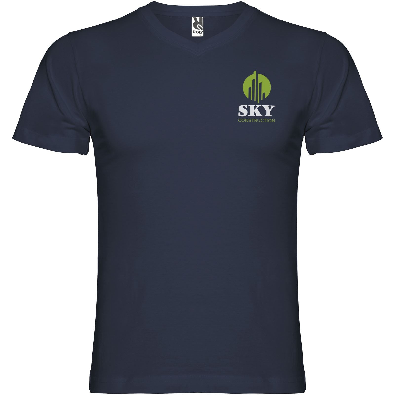 T-shirt Samoyedo à col en V et manches courtes pour homme 12