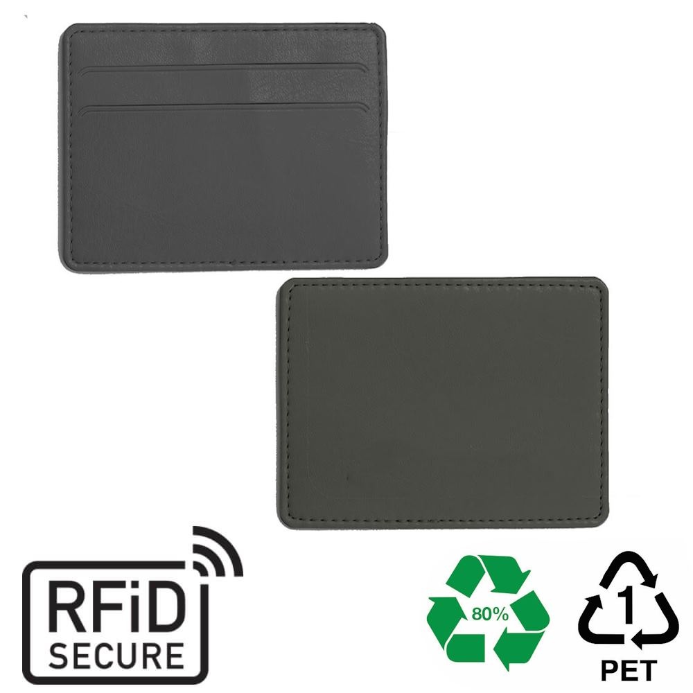 Porte-cartes slim anti-RFiD en rPET