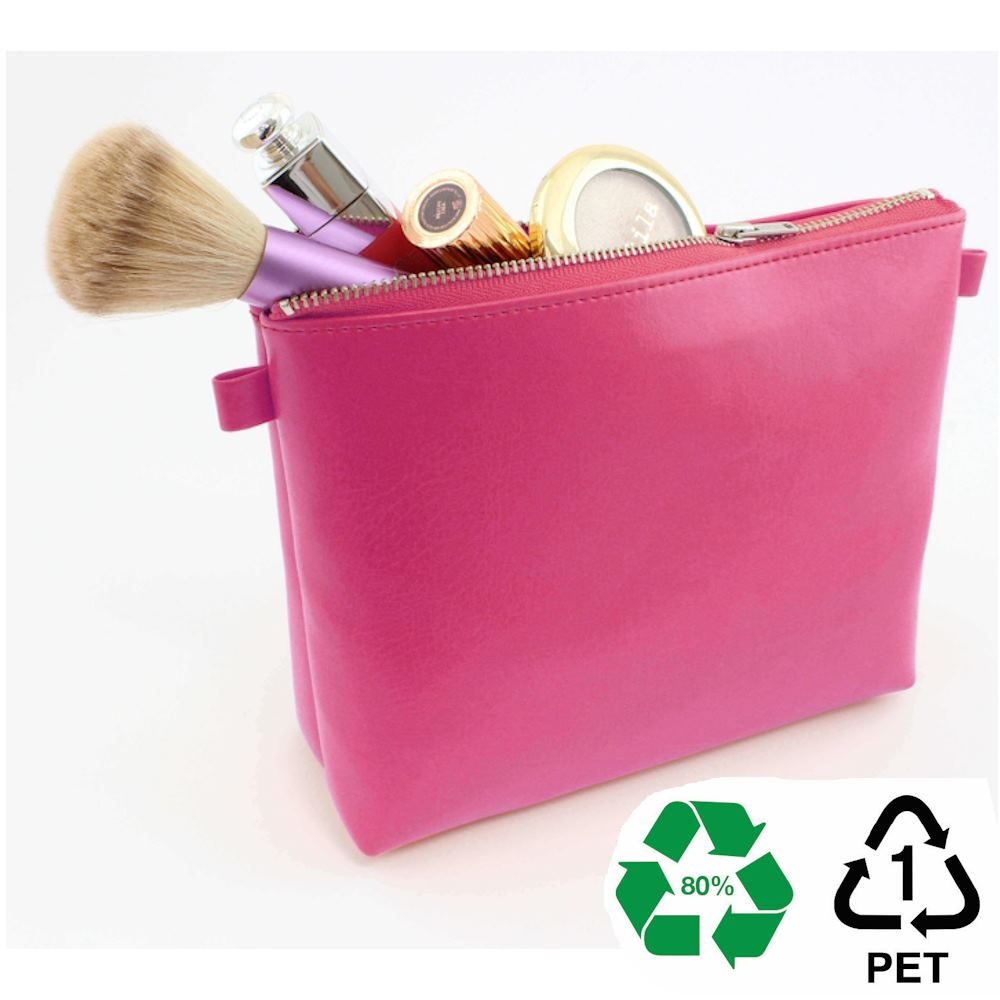 Trousse zippée 210 x 140 x 50 mm en rPET