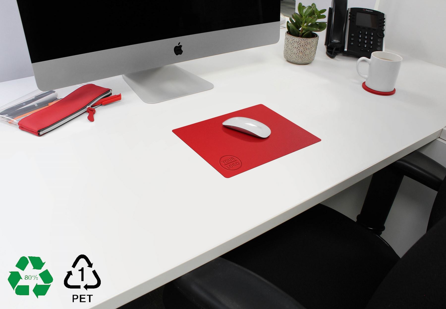 Tapis de souris flexible en rPET 2