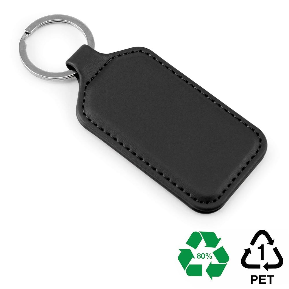 Porte-clé rectangulaire en rPET 2