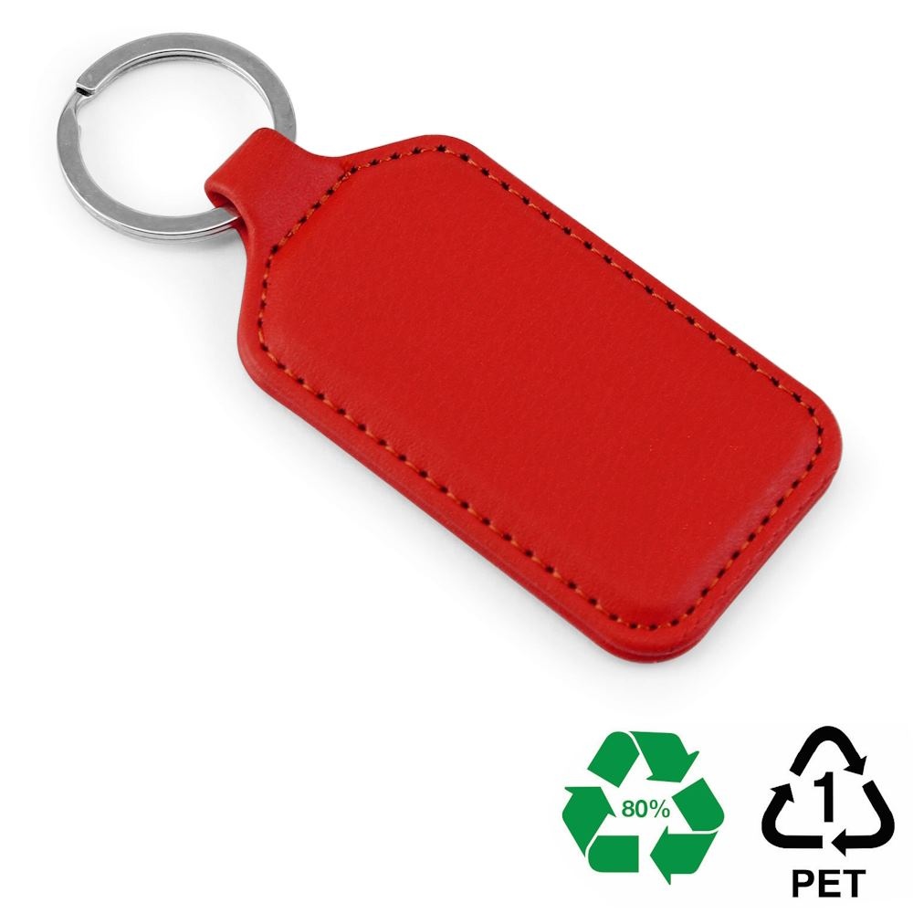 Porte-clé rectangulaire en rPET 4