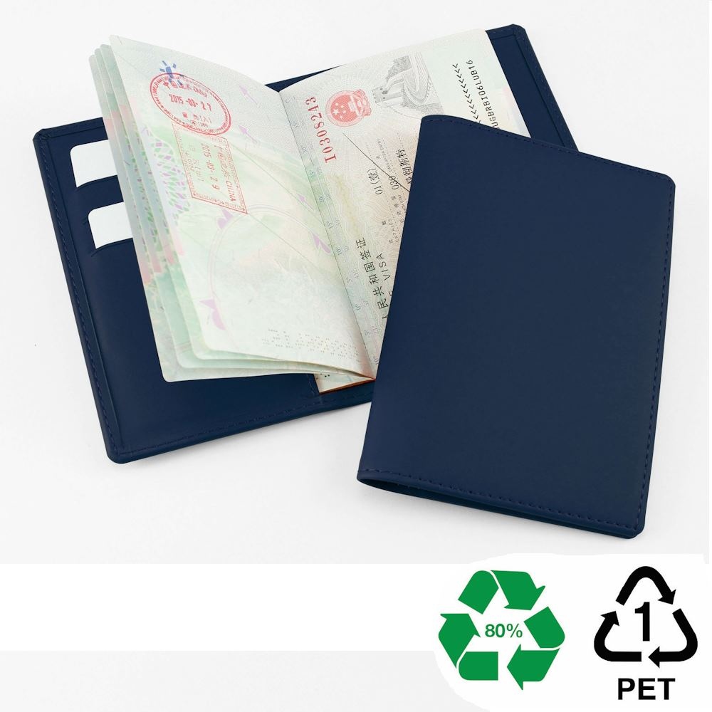 Protège passeport en rPET 2