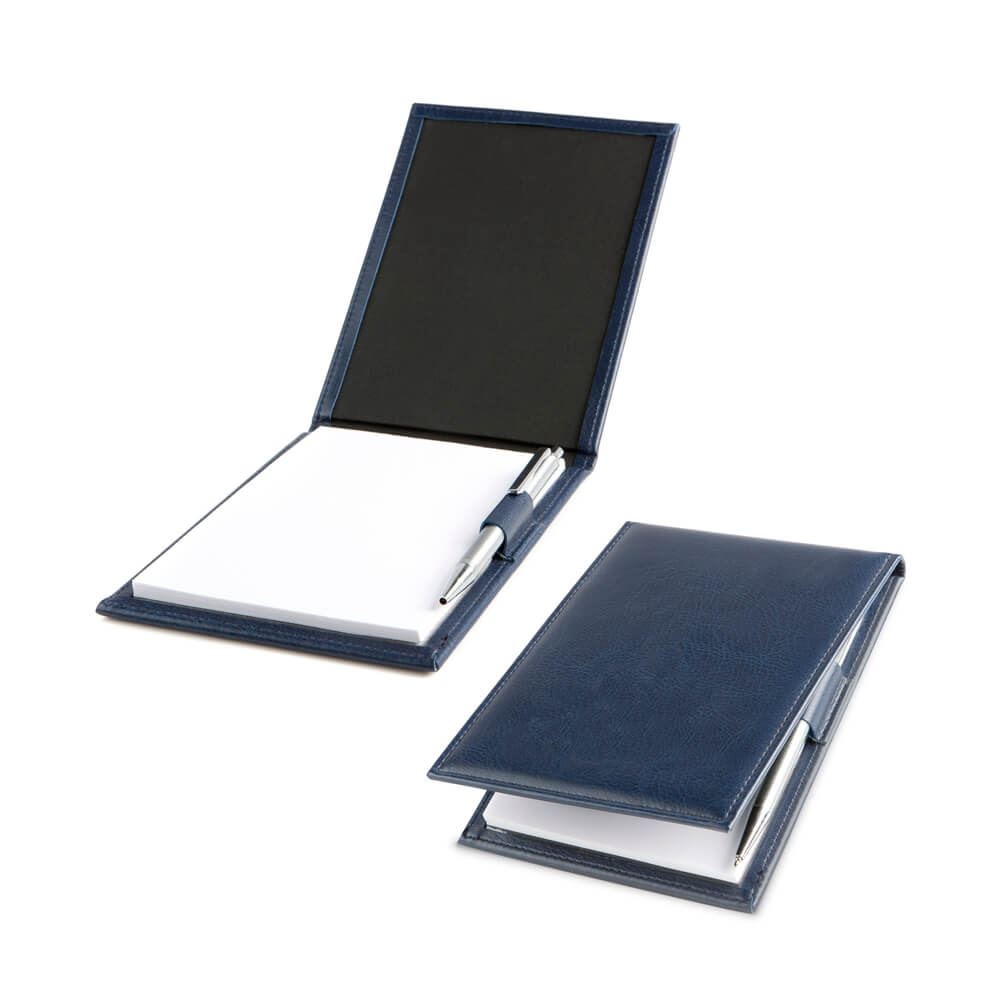 Protège calepin avec passant de stylo en cuir 3