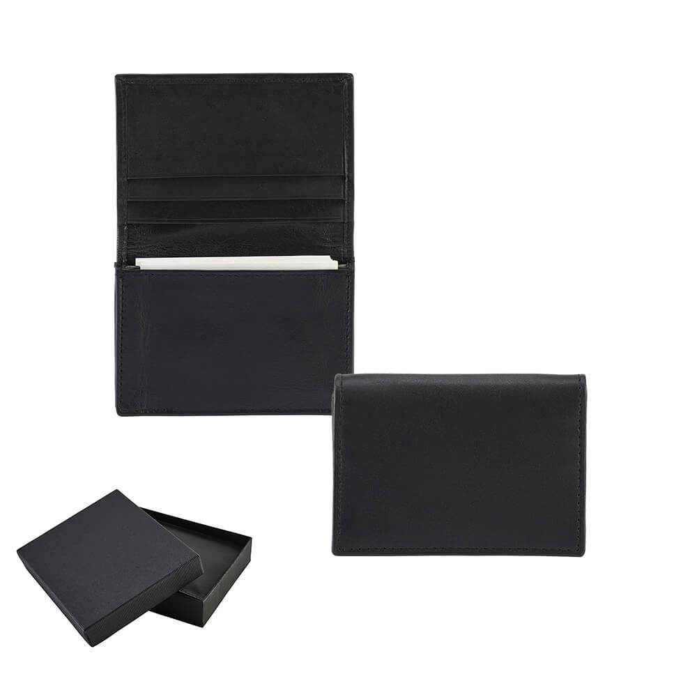 Porte-cartes de visite en cuir Nappa Sandringham 2