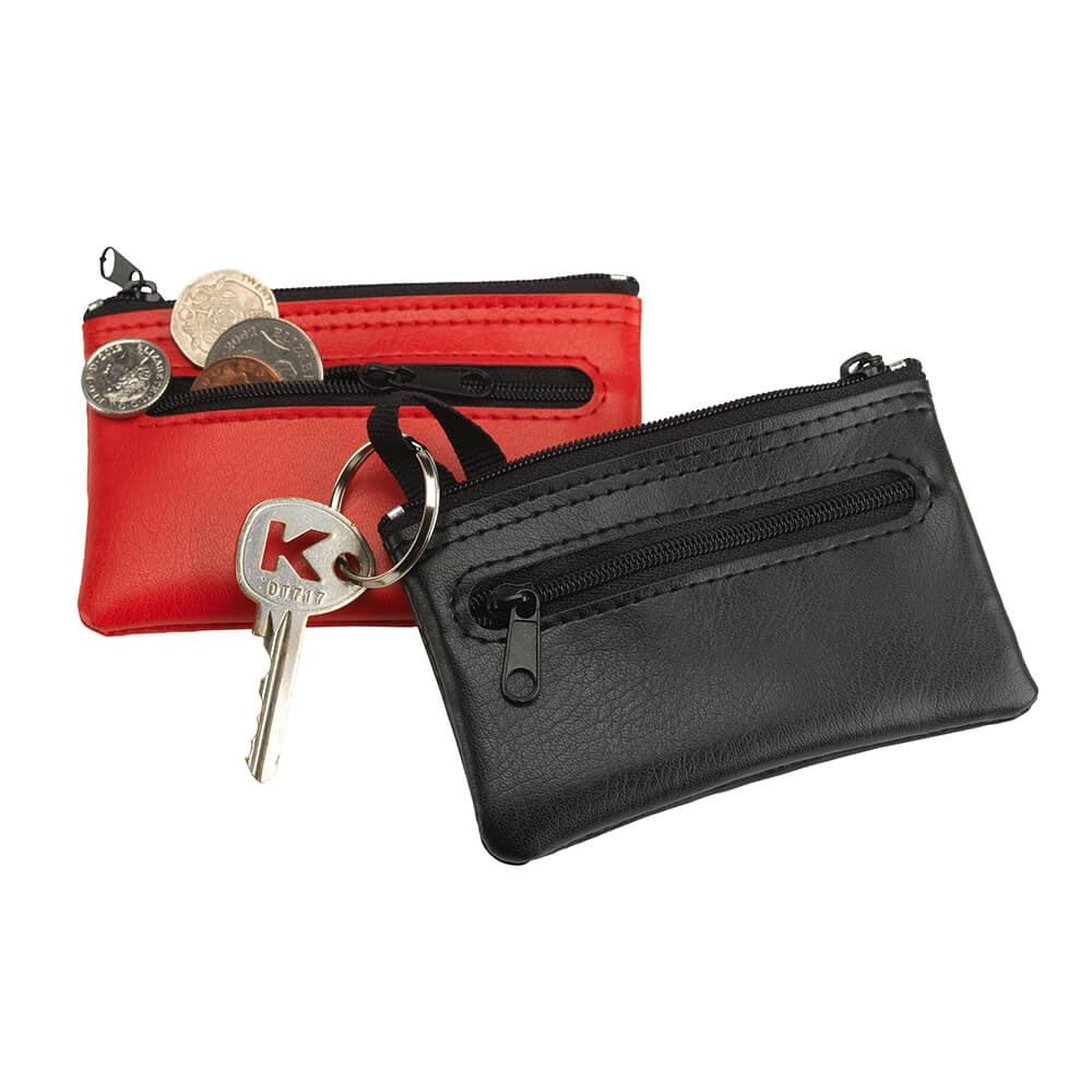 Porte-clé et porte monnaie en PU