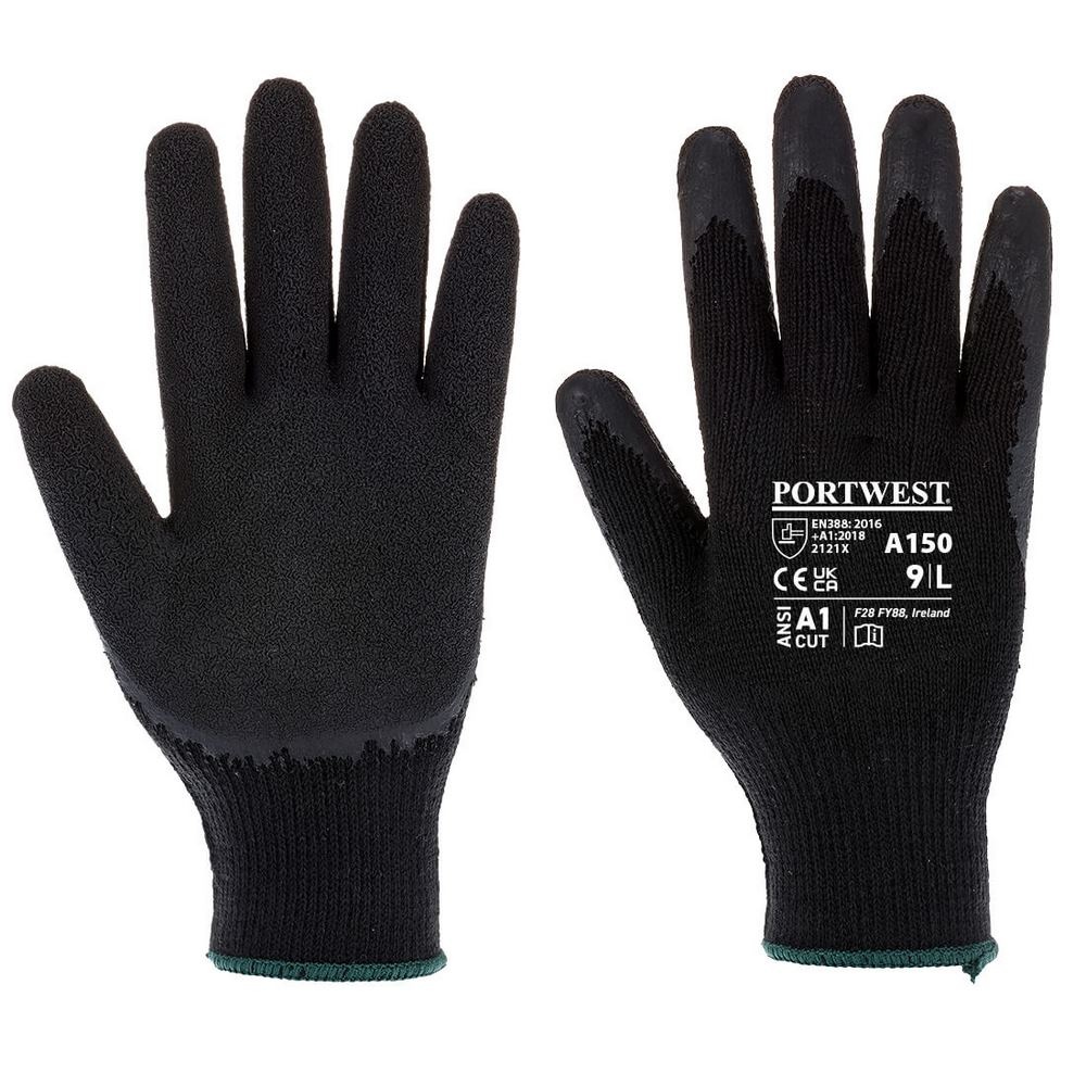 Gant tricoté enduit Latex (Pack 12pcs) 3