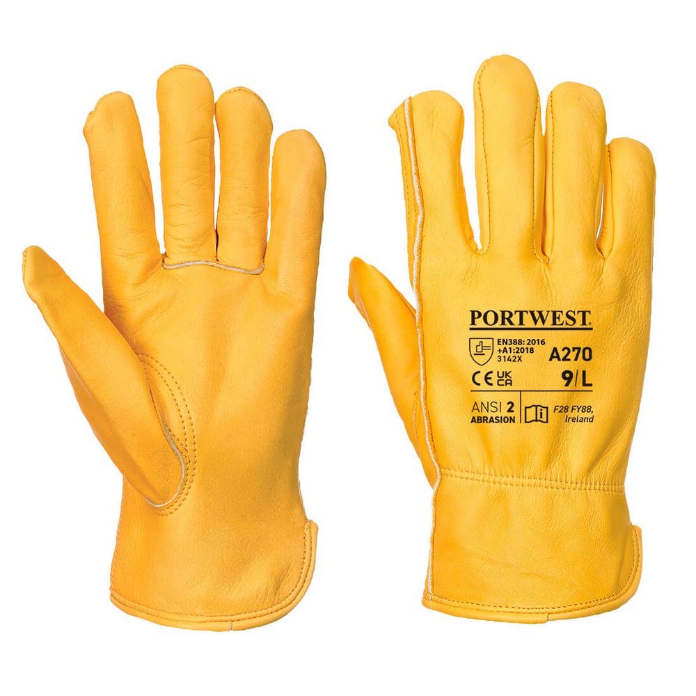 Gant Driver cuir doublé (Pack 12pcs) 2