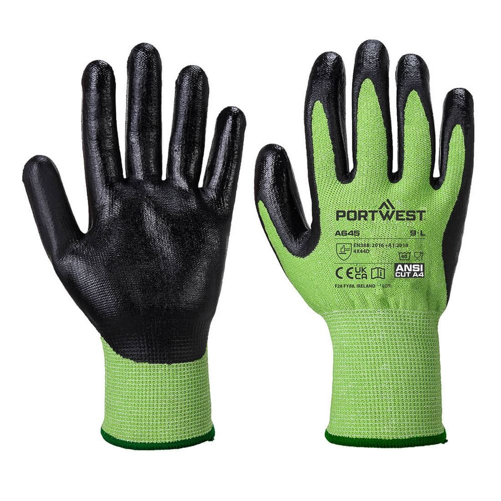 Gant GreenCut mousse nitrile (Pack de 12pcs)