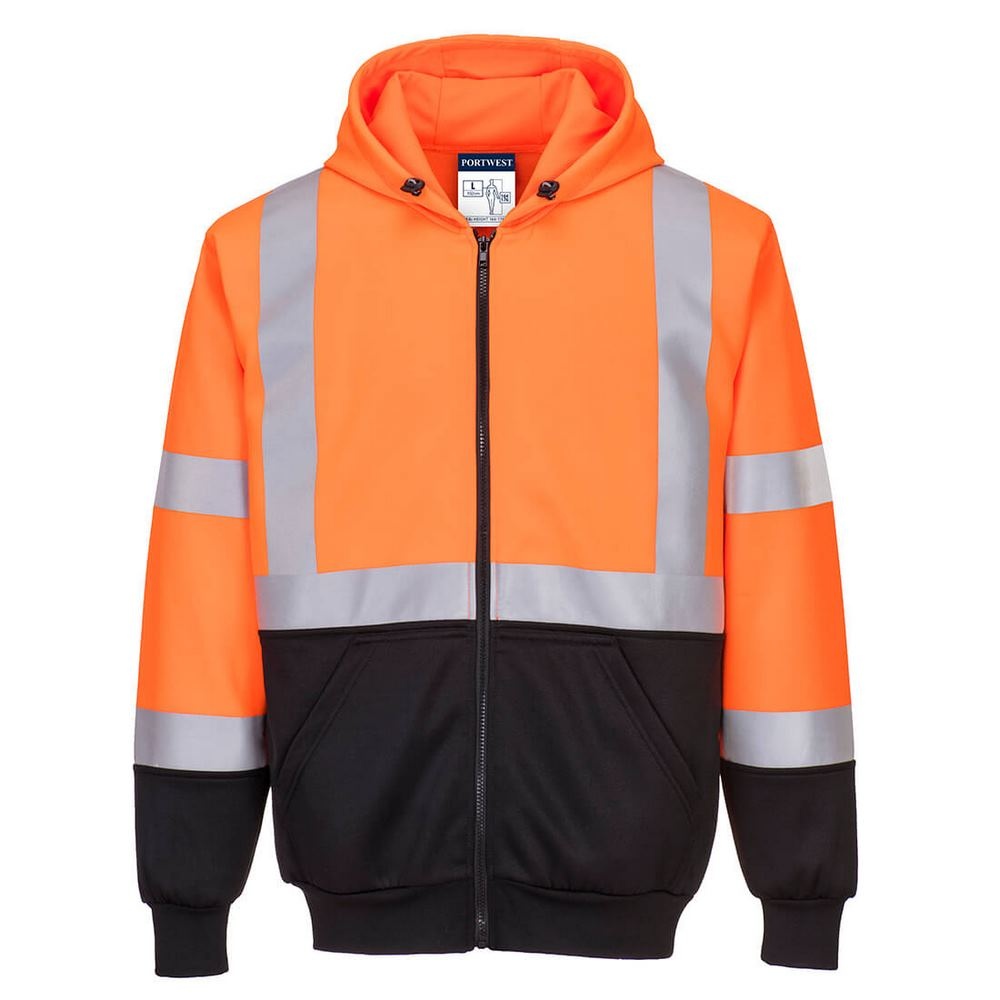 Sweat Hi-Vis bicolore zippé 3