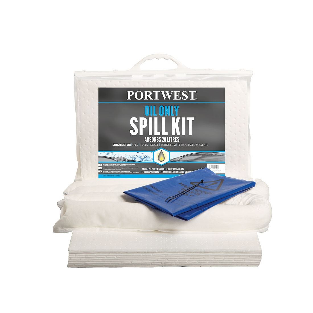 Kit absorbant 20 L pour huile 2