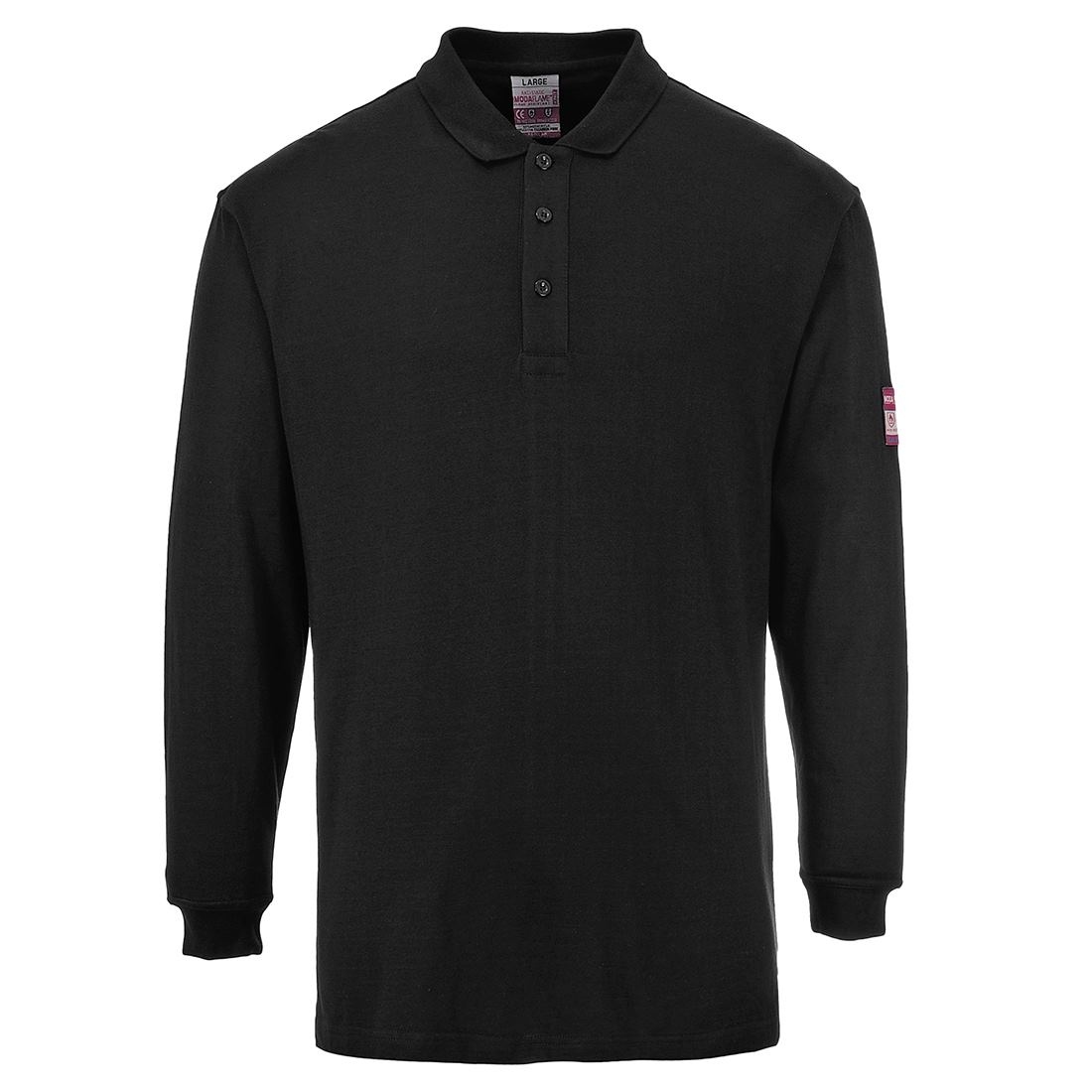 Polo manches longues antistat résistant flammes 4