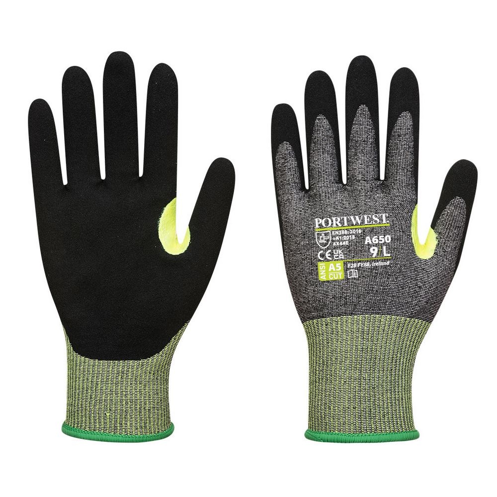 GANT ANTI-COUPURE ENDUIT VHR15 EN MOUSSE NITRILE