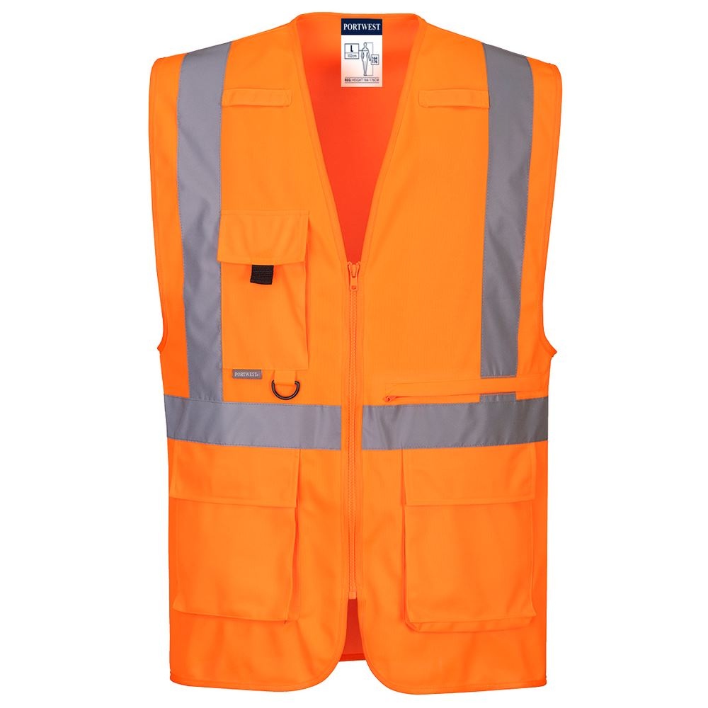 GILET EXECUTIVE HTE VISIBILITÉ AVEC POCHE POUR TABLETTE 2