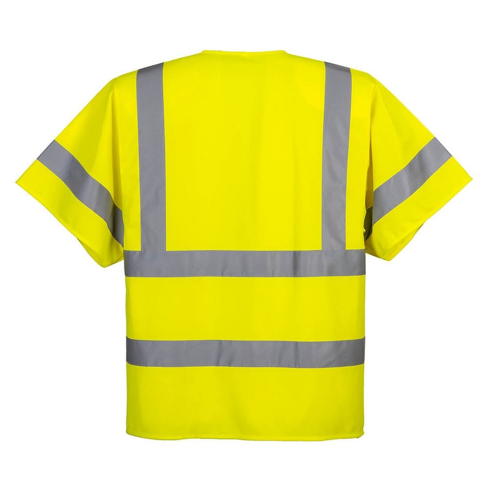GILET ZIPPÉ À DEMI-MANCHES 100% Coton 260 gr/m² 2