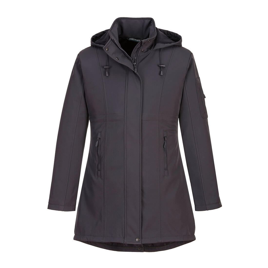 VESTE SOFTSHELL CARLA Cuir Bovin suédé PU/PU 3