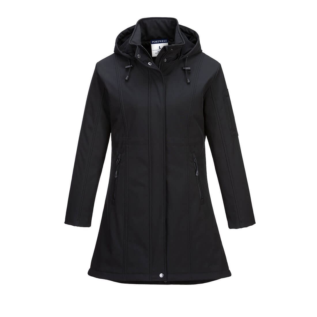 VESTE SOFTSHELL CARLA Cuir Bovin suédé PU/PU 2