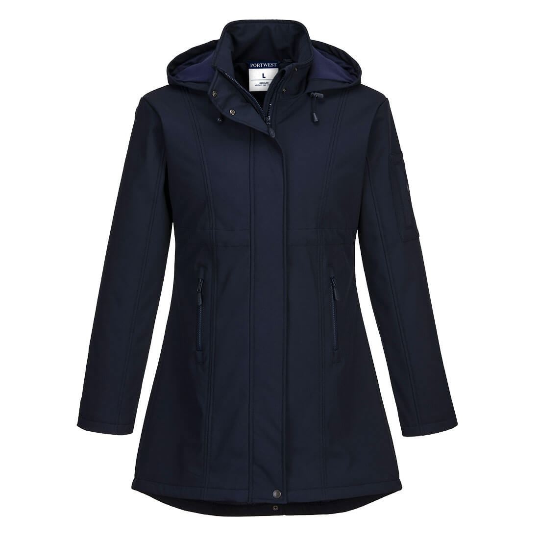 VESTE SOFTSHELL CARLA Cuir Bovin suédé PU/PU 4