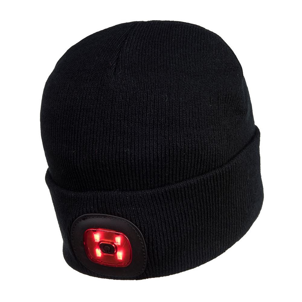 Bonnet Beanie double LED rechargeable 7