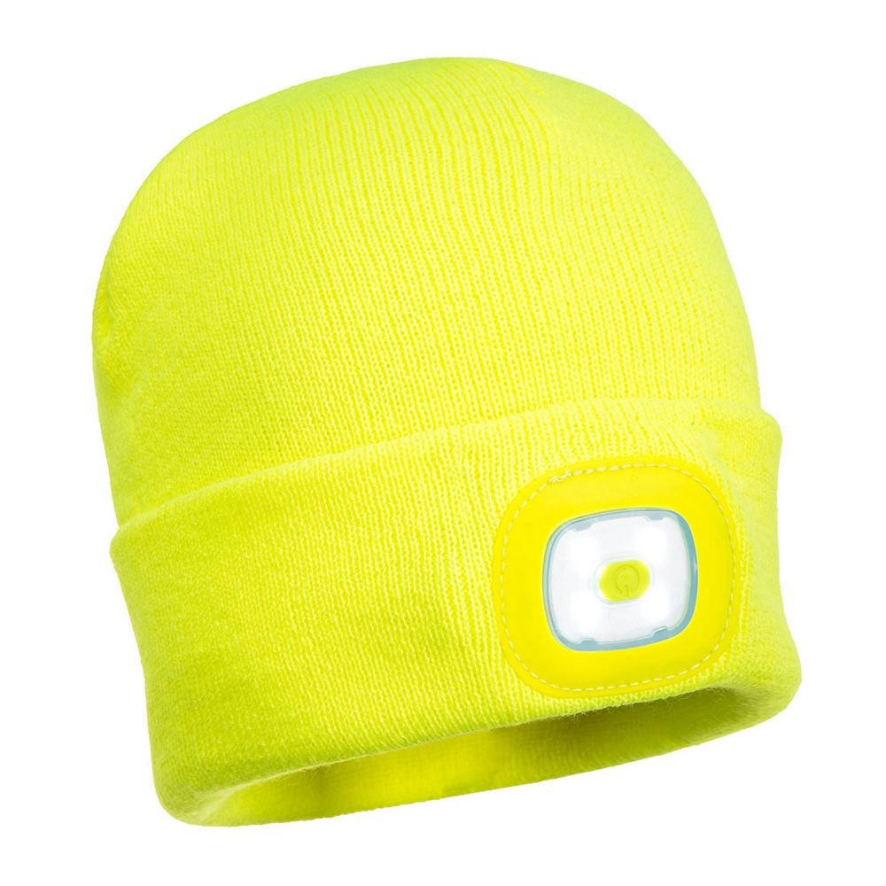 Bonnet Beanie double LED rechargeable 6
