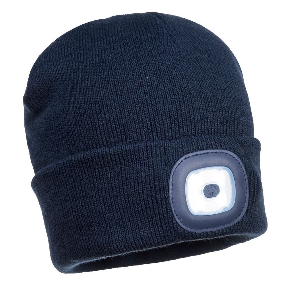 Bonnet Beanie double LED rechargeable 4