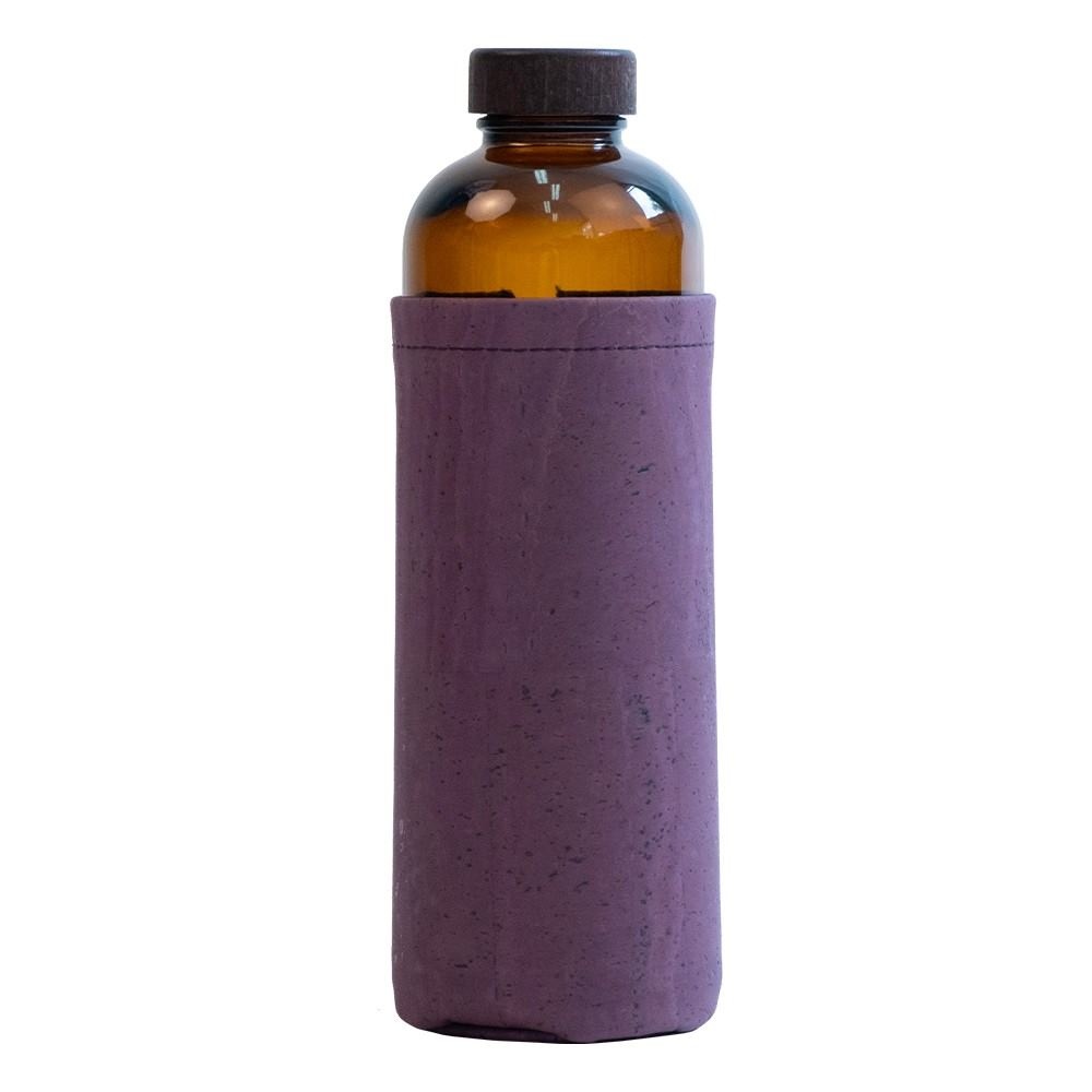 Bouteille verre 600mL et housse liège - ECOB 4